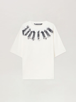 Palm Angels Big Neck Logo Loose T-Shirt