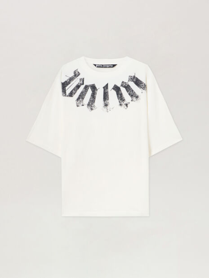 Palm Angels Big Neck Logo Loose T-Shirt