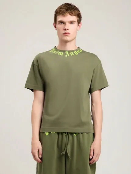 Palm Angels Neck Logo T-Shirt