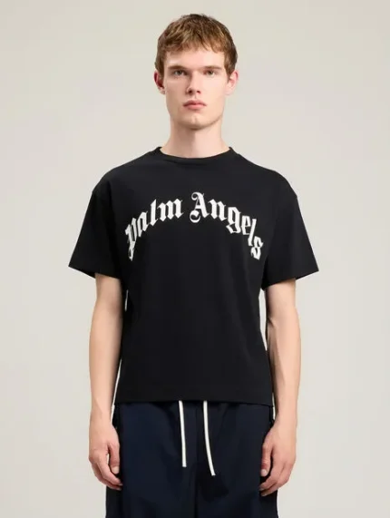 Palm Angels Curved Logo T-Shirt
