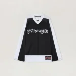 Palm Angels Thai Logo Mesh Loose Long-Sleeved T-Shirt