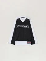 Palm Angels Thai Logo Mesh Loose Long-Sleeved T-Shirt
