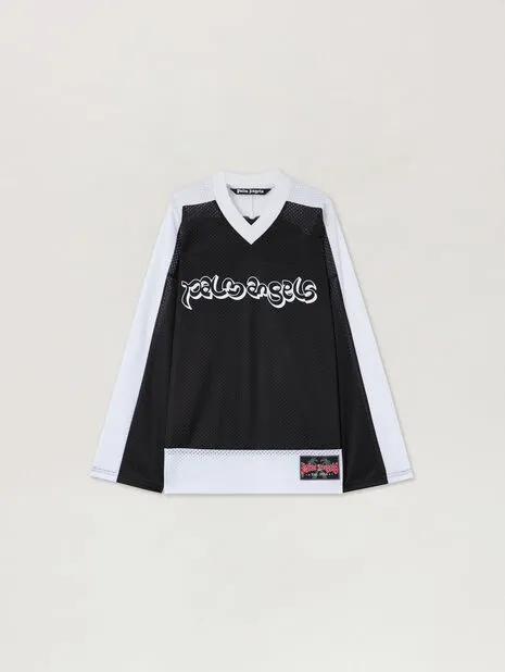 download - 2026-07-13T181324.280 Palm Angels Thai Logo Mesh Loose Long-Sleeved T-Shirt