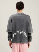 Palm Angels Skull Double Long-Sleeved Shirt