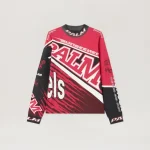Palm Angels Racing Loose Long-Sleeved T-Shirt