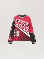 Palm Angels Racing Loose Long-Sleeved T-Shirt