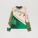 Palm Angels Racing Loose Long-Sleeved T-Shirt