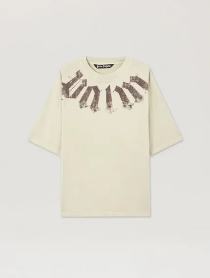 Palm Angels Big Neck Logo Loose T-Shirt