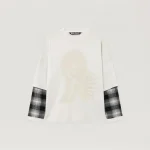 Palm Angels Skull Double Long-Sleeved Shirt