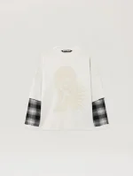Palm Angels Skull Double Long-Sleeved Shirt