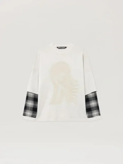 Palm Angels Skull Double Long-Sleeved Shirt