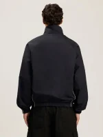Palm Angels Curved Logo Vintage Track Windbreaker