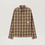 Palm Angels Tree Logo Check Loose Overshirt