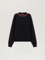 Palm Angels Neck Logo Sweatshirt