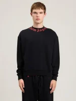 Palm Angels Neck Logo Sweatshirt