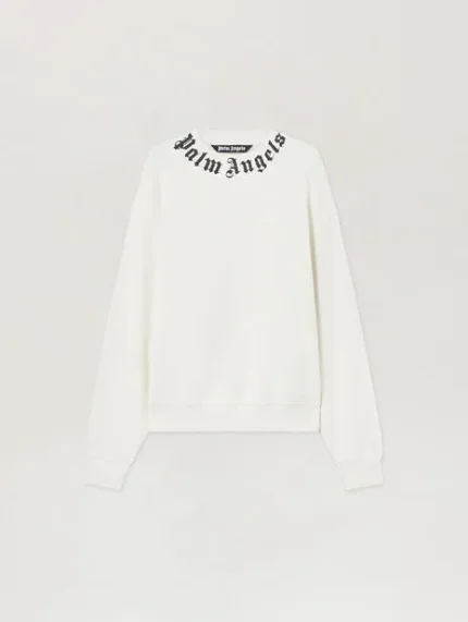 Palm Angels Neck Logo Sweatshirt