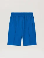 Palm Angels Back Curved Logo Track Shorts
