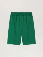 Palm Angels Back Curved Logo Track Shorts
