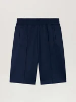 Palm Angels Back Curved Logo Track Shorts