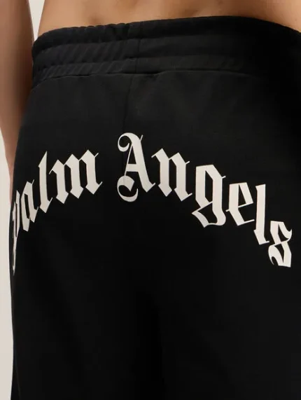 Palm Angels Back Curved Logo Track Pants