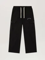 Palm Angels Curved Logo Loose Cargo Pants