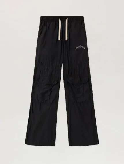 Palm Angels Curved Logo Draws Cargo Pants