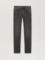 Palm Angels Curved Logo Denim Jeans
