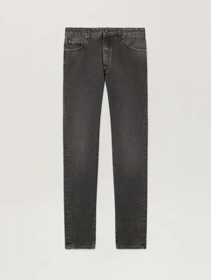 Palm Angels Curved Logo Denim Jeans