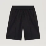 Palm Angels Back Curved Logo Track Shorts