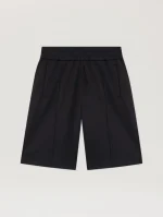 Palm Angels Back Curved Logo Track Shorts