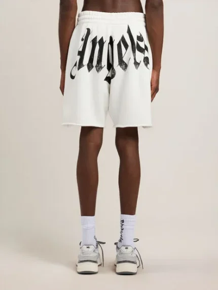 Palm Angels Big Waist Logo Sweatshorts