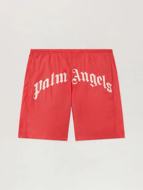 download - 2026-07-14T141841.739 Palm Angels Curved Logo Swimshorts Red