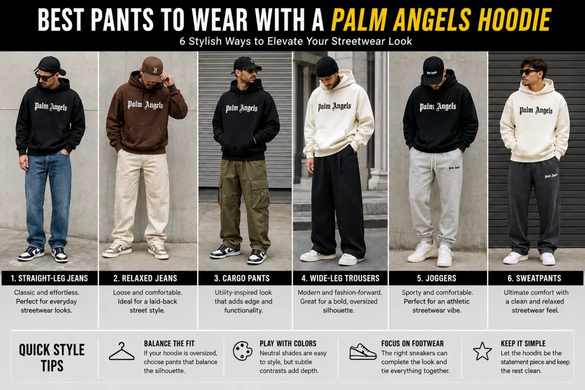 Best Pants to Wear With a Palm Angels Hoodie