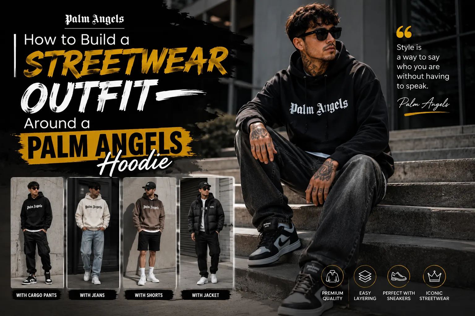 How to Build a Streetwear Outfit Around a Palm Angels Hoodie