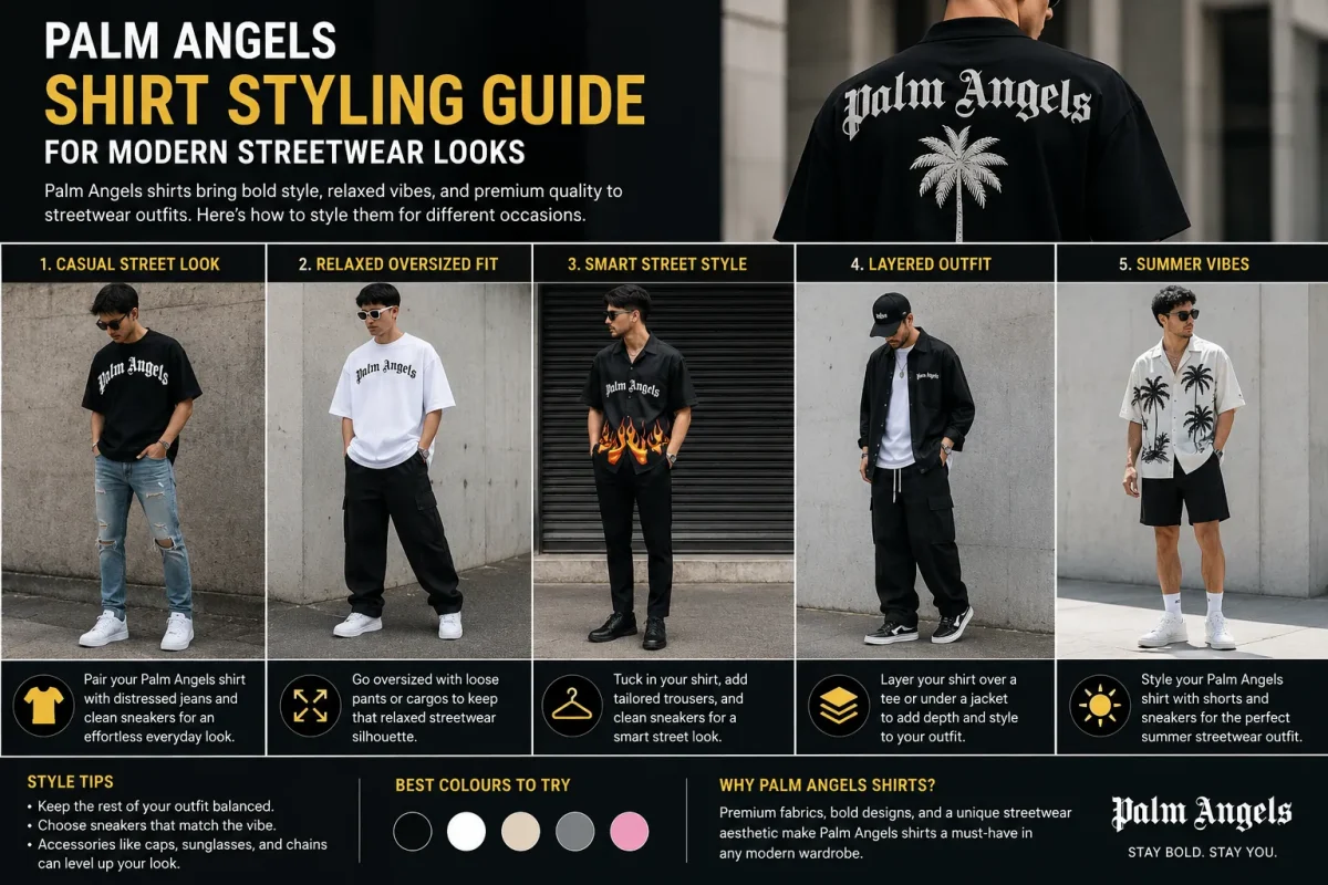 Palm Angels Shirt Styling Guide for Modern Streetwear Looks