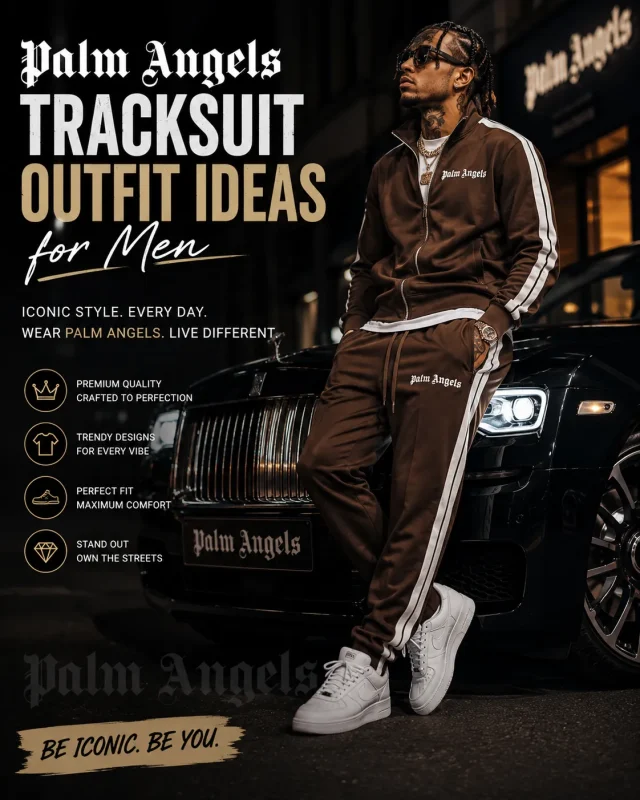Palm Angels Tracksuit Outfit Ideas for Men