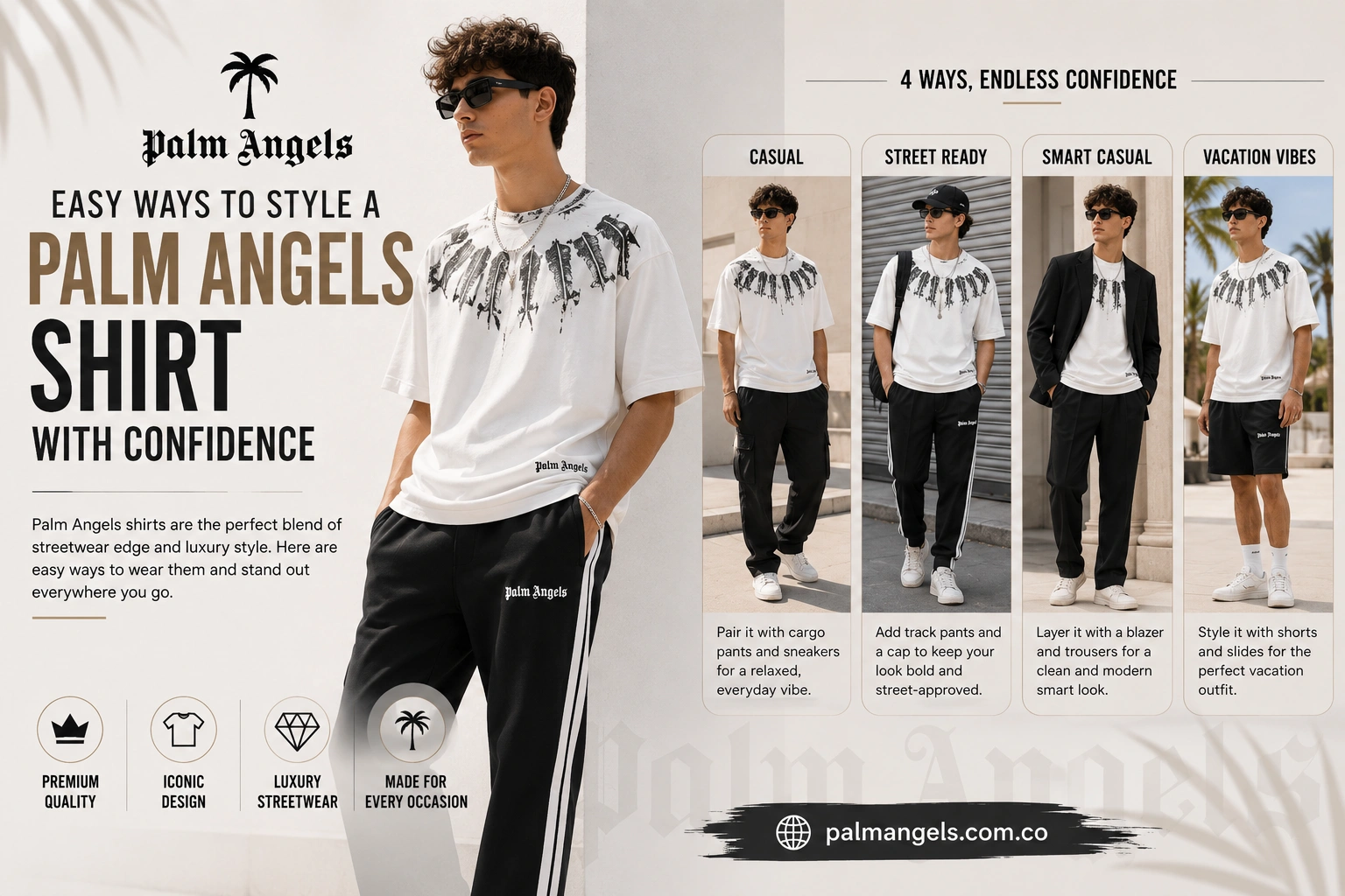 Easy Ways to Style a Palm Angels Shirt with Confidence